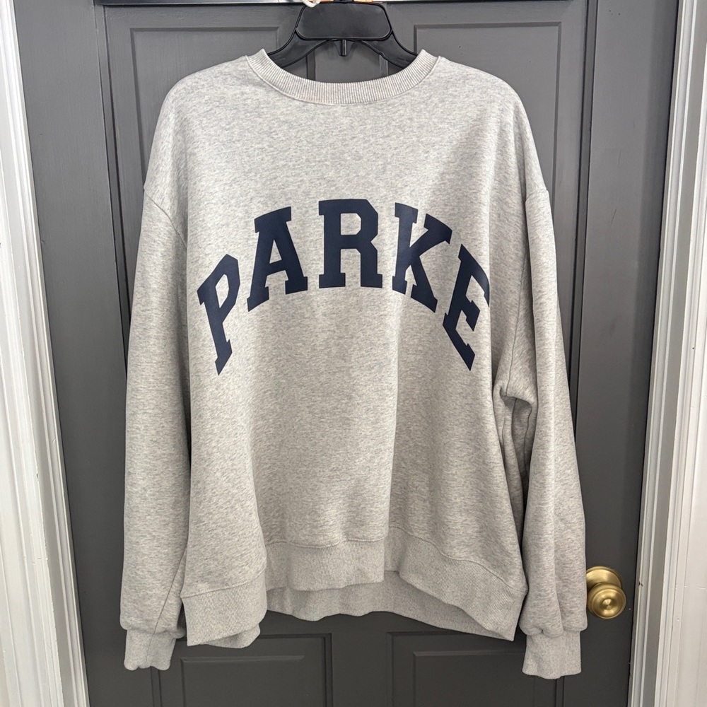 Parke Light Gray Crewneck Sweater